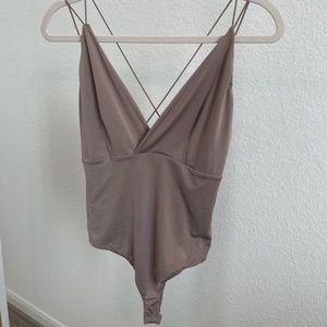 Thong strappy bodysuit
